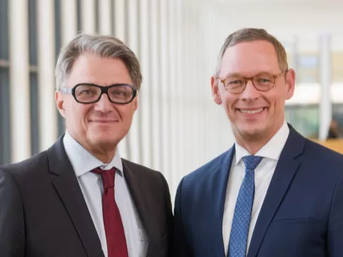 Univ.-Prof. Dr. Thomas Helbich und Prof. Dr. Johannes Wessling